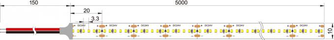 24VDC 2216 SMD Geleide Lichten 300 van de Strookband LEDs/M Seamless Light Output Hoge CRI90 CRI95 0