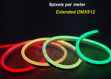 WS2812 programmeerbare LEIDENE van het Koepeldmx Digitale Pixel Neonstrook 12W/M 60LEDs/m