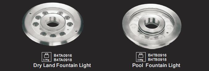 De Pijp met duikvermogen Ring Fountain Light of de Centrale Ejective-LEIDENE Poollamp voor de Dans van het Muziekwater toont 1