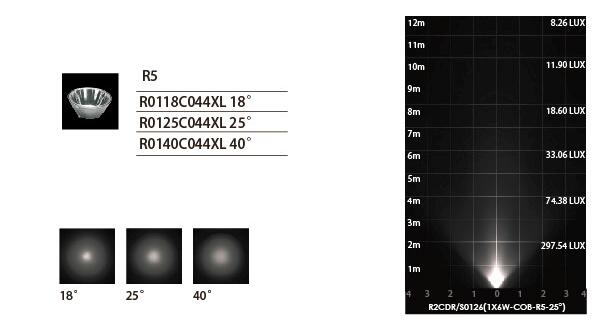 R2CDR0126 R2CDS0126 24V of 110 - de MAÏSKOLF de LEIDENE van 240VAC 1 * 10W Beschikbare Lichten750~850lm OEM/ODM van Inground 1