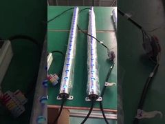 IP68 lineaire LED onderwater wandwasser lichten 24W RGBW DMX512 programmeerbaar