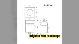 COMI 6W LED-grondlamp IP67 architecturale verlichting